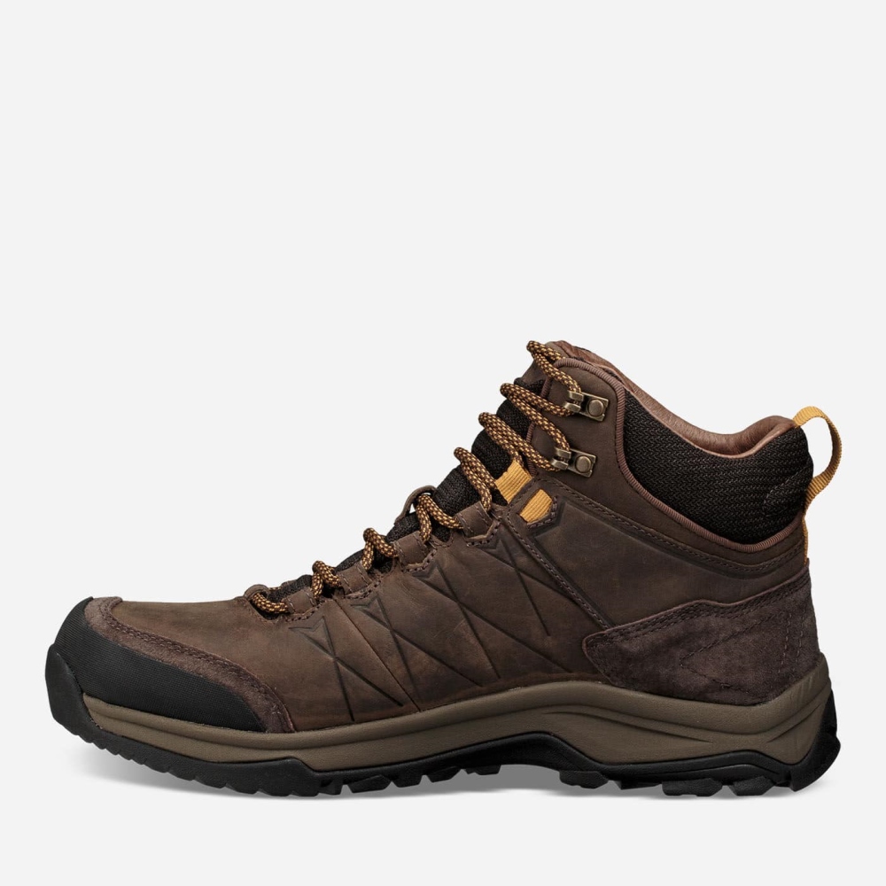 Teva Arrowood Riva Mid WP Fjellsko Herre Kaffe | 38ILQKTCS