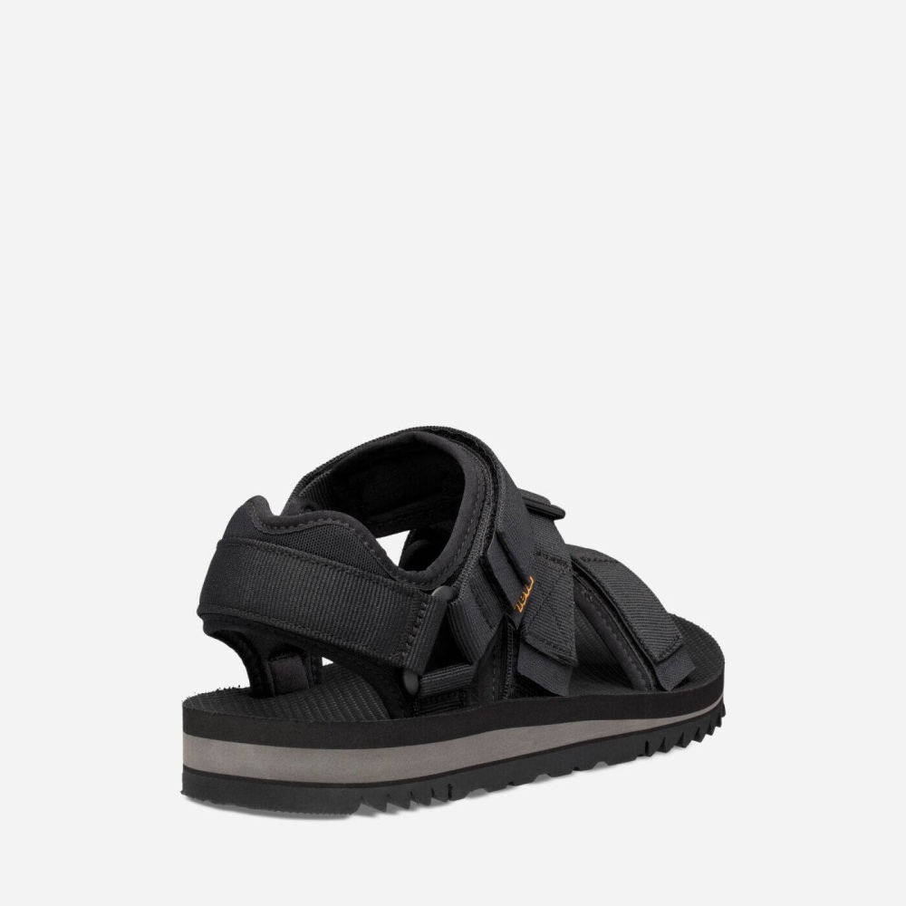 Teva Cross Strap Trail Tursandaler Herre Svarte | 41WODBGZU