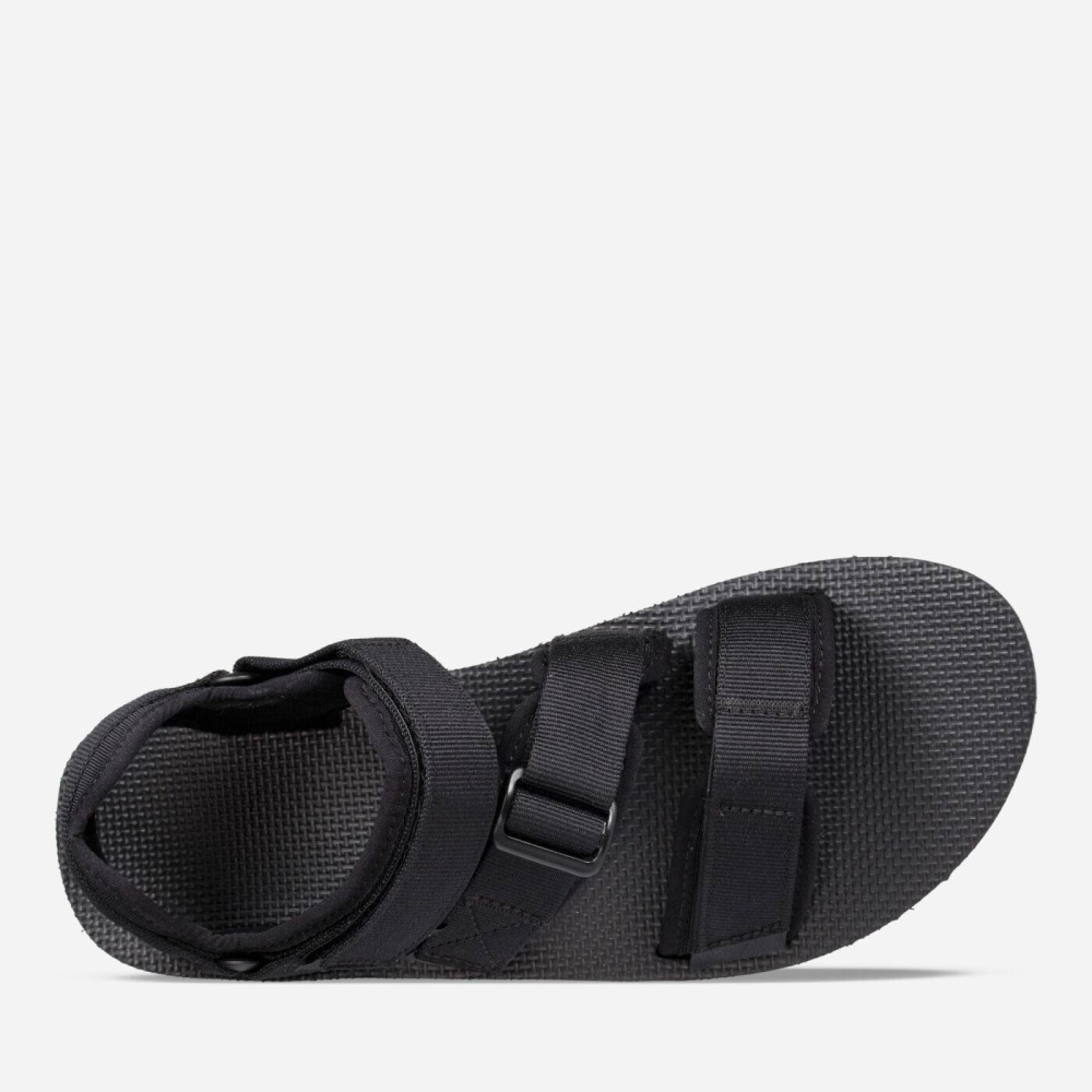 Teva Cross Strap Trail Tursandaler Herre Svarte | 41WODBGZU