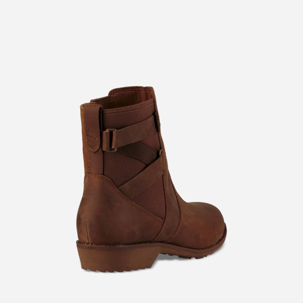 Teva Ellery Ankle WP Støvler Dame Brune | 50VEBYXCH