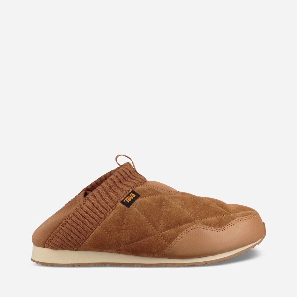 Teva Ember Moc Shearling Slip On Sko Dame Brune | 34LREXMHP