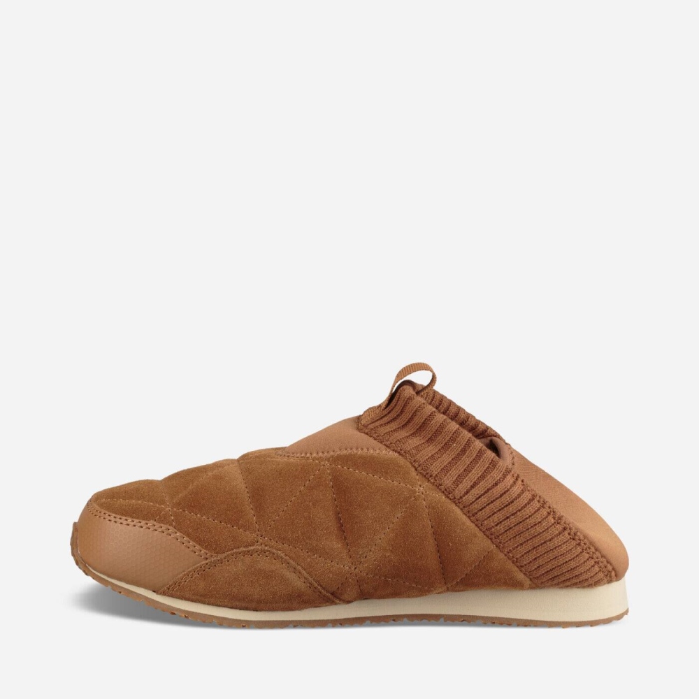 Teva Ember Moc Shearling Slip On Sko Dame Brune | 34LREXMHP