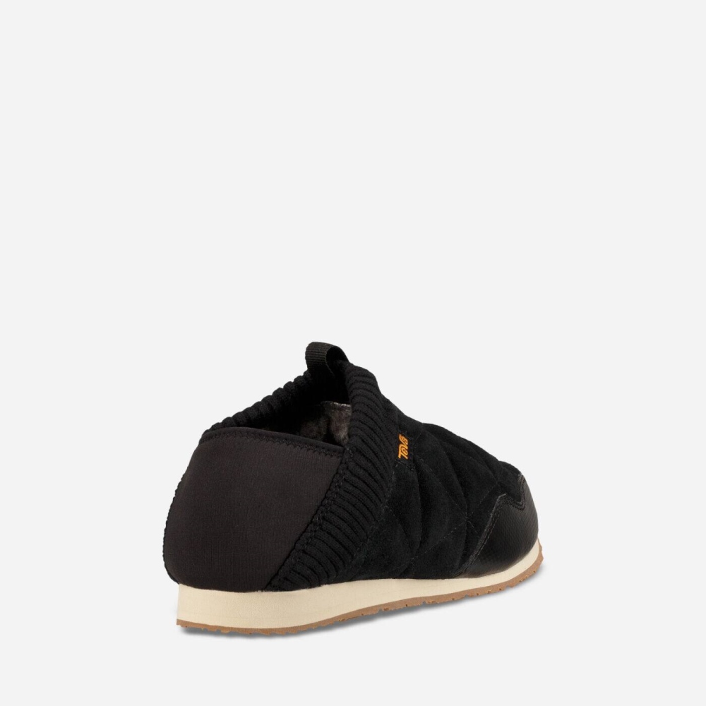 Teva Ember Moc Shearling Slip On Sko Dame Svarte | 98BUCZHML