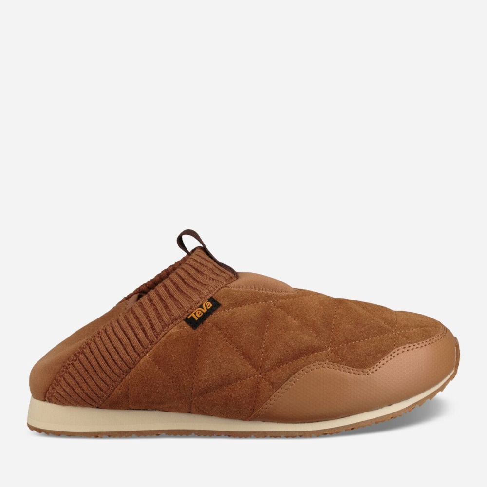 Teva Ember Moc Shearling Slip On Sko Herre Brune | 81PCNHYLQ