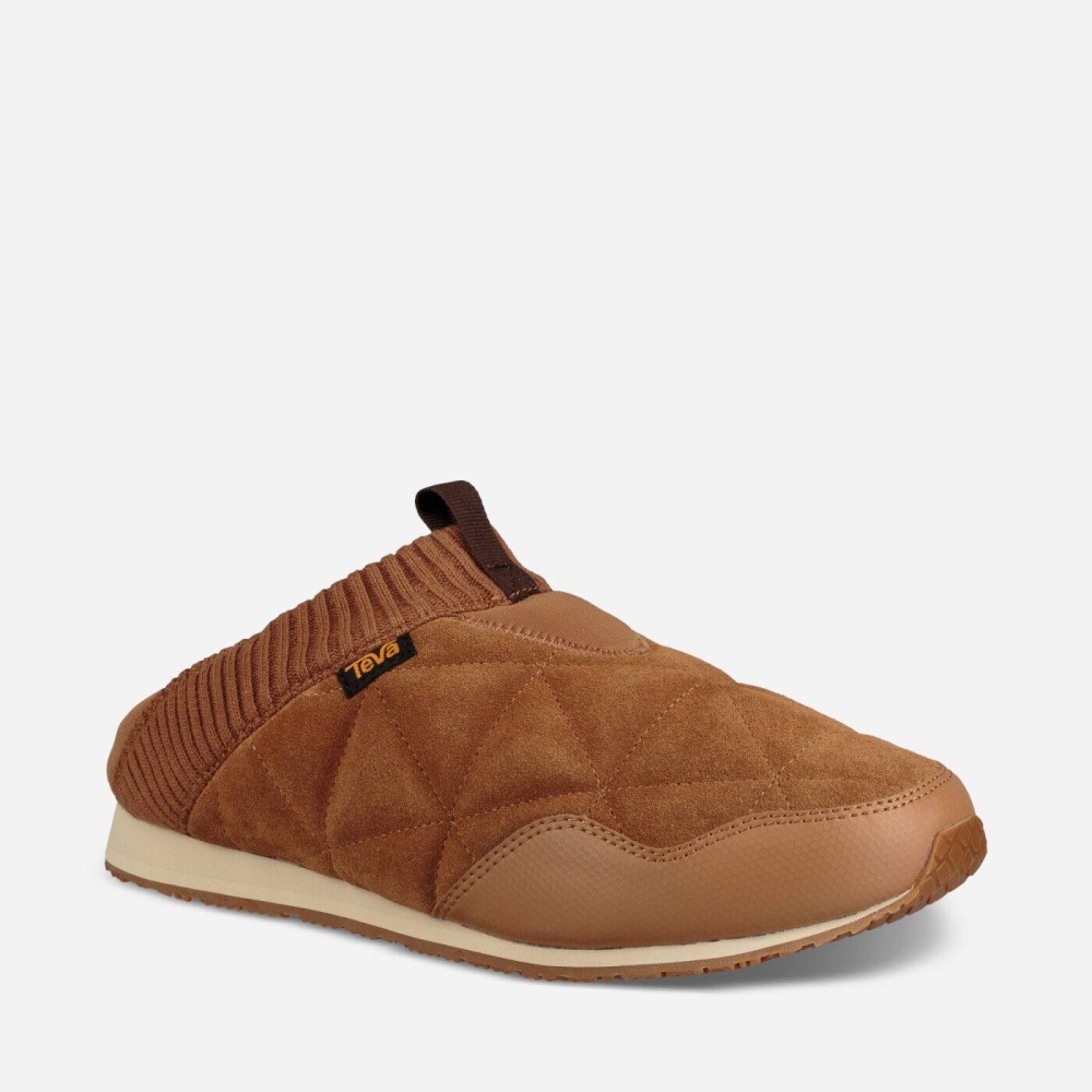 Teva Ember Moc Shearling Slip On Sko Herre Brune | 81PCNHYLQ