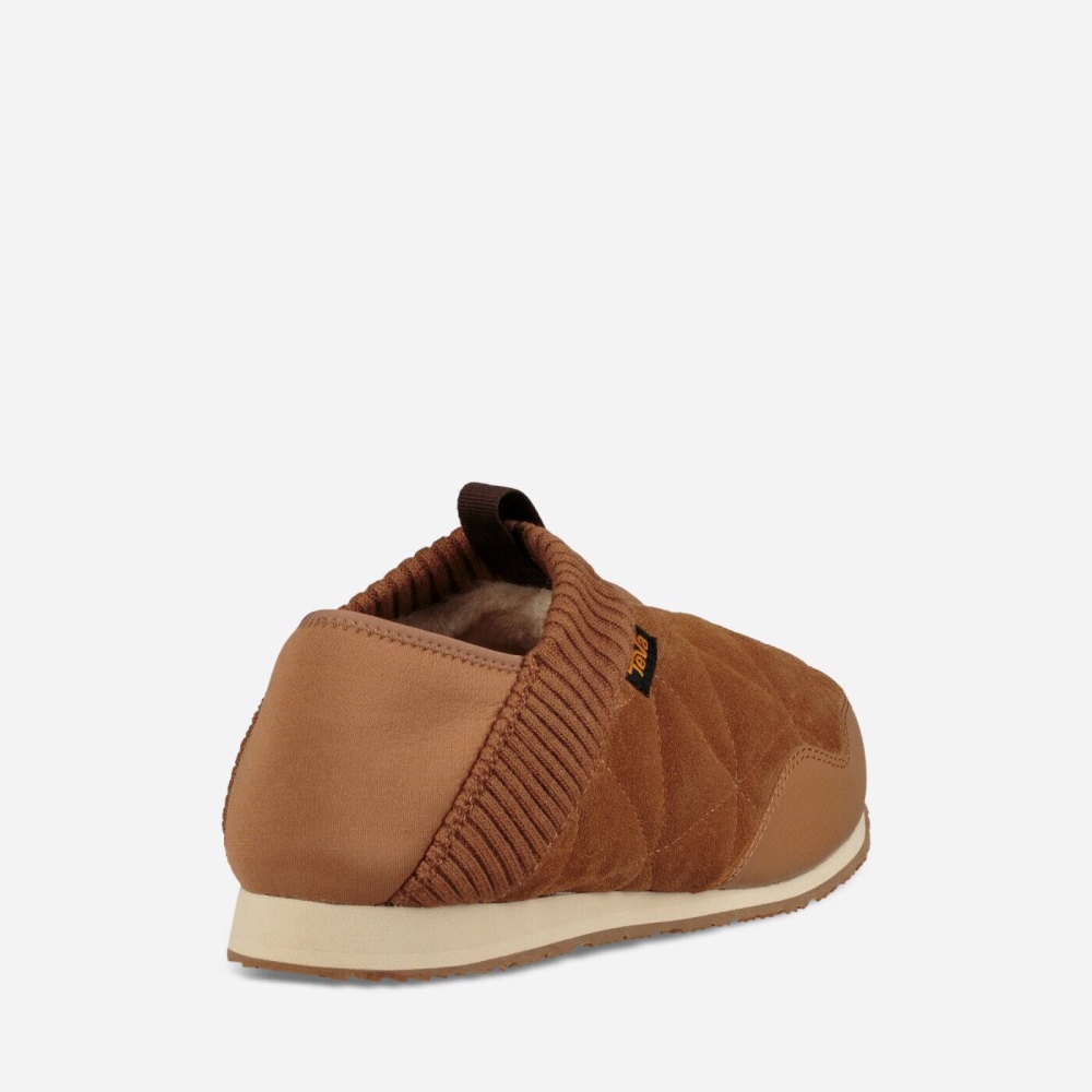 Teva Ember Moc Shearling Slip On Sko Herre Brune | 81PCNHYLQ