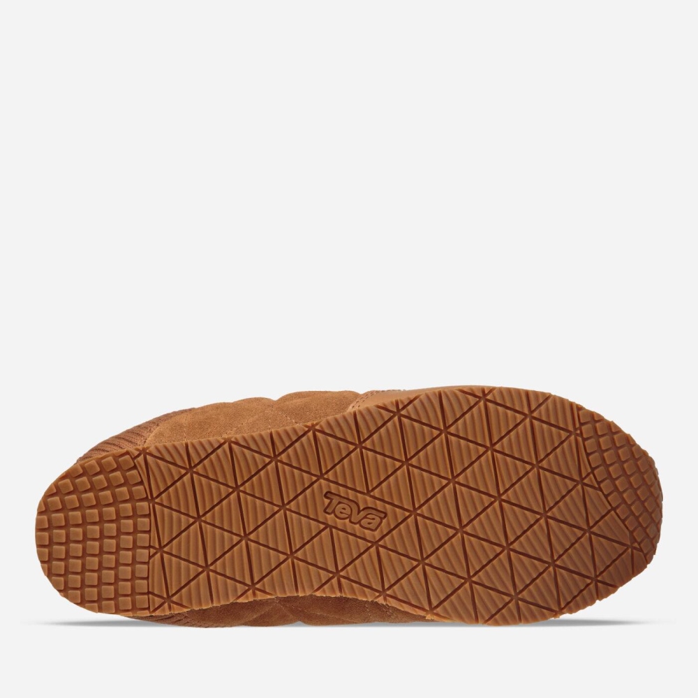 Teva Ember Moc Shearling Slip On Sko Herre Brune | 81PCNHYLQ