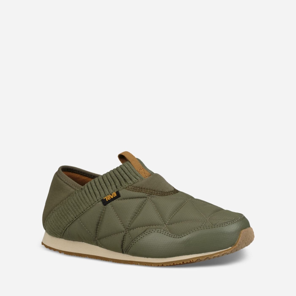 Teva Ember Moc Slip On Sko Dame Olivengrønne | 32WYVBKZL