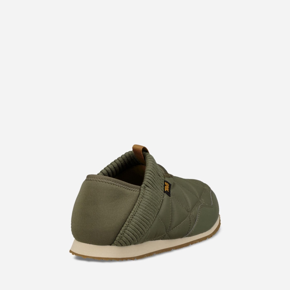 Teva Ember Moc Slip On Sko Dame Olivengrønne | 32WYVBKZL