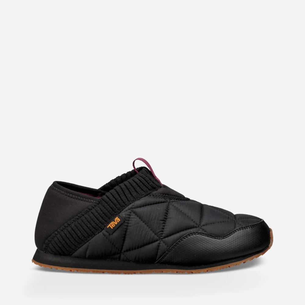 Teva Ember Moc Slip On Sko Dame Svarte | 84QZISBOJ