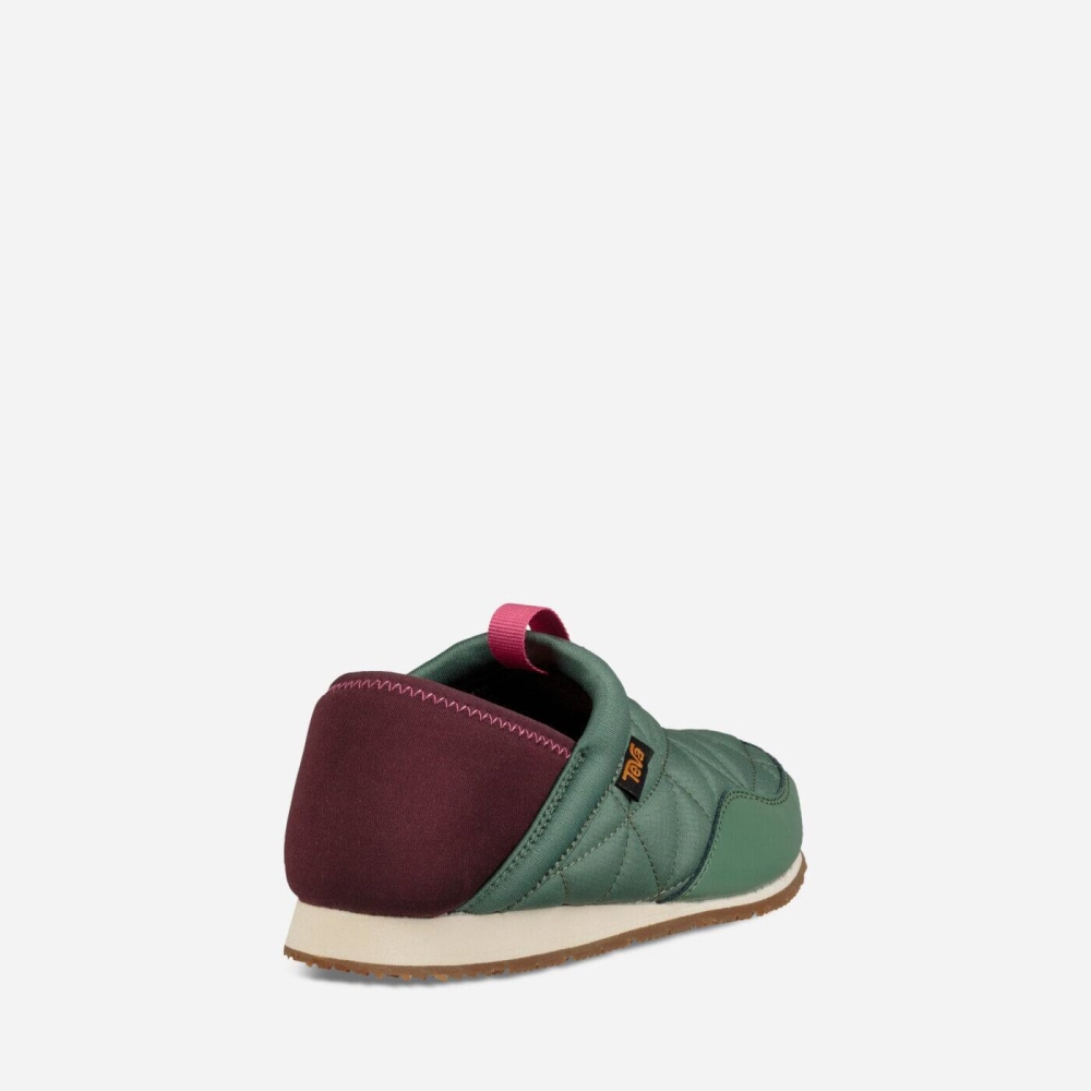 Teva Ember Moc Tøfler Barn Grønn | 39OWGHAXZ