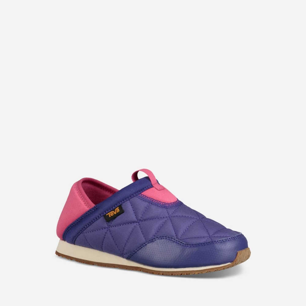 Teva Ember Moc Tøfler Barn Lilla | 95CTNPOJG