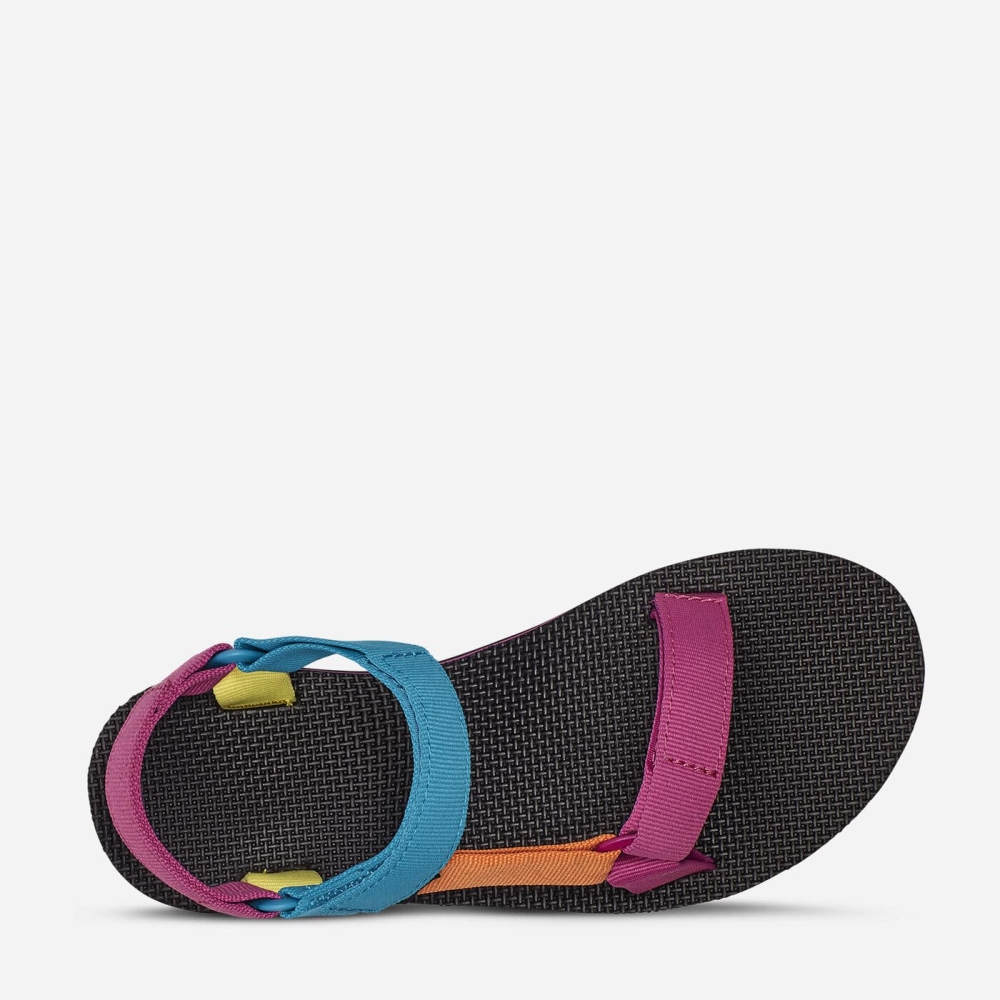 Teva Flatform Universal Flate Sandaler Dame Multicolor | 26ASNWGPB