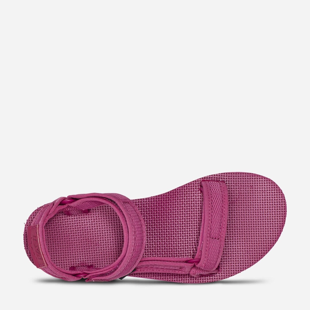 Teva Flatform Universal Mesh Print Flate Sandaler Dame Rosa | 23UPEOLHA