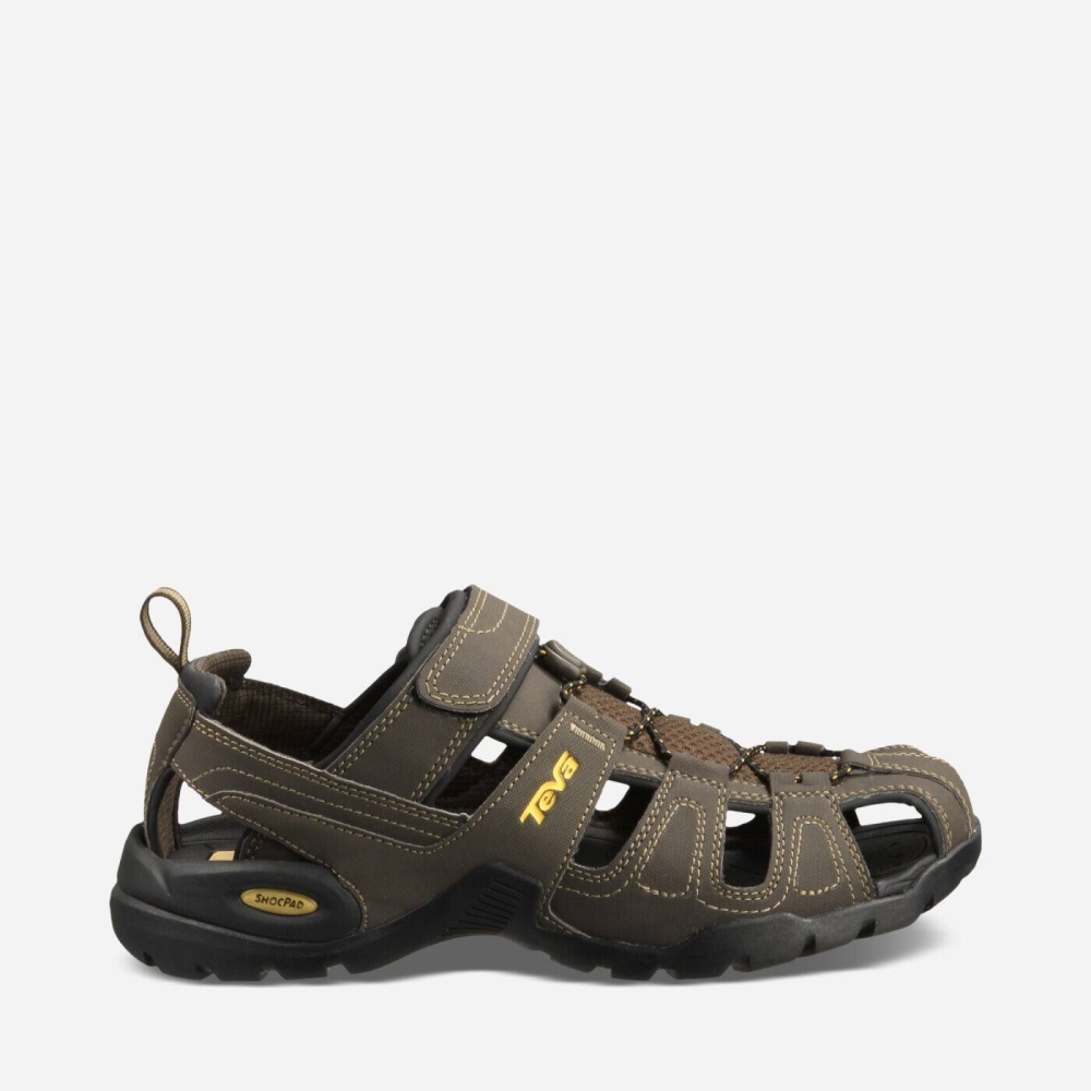 Teva Forebay Tursandaler Herre Kaffe | 41BJDWRNQ