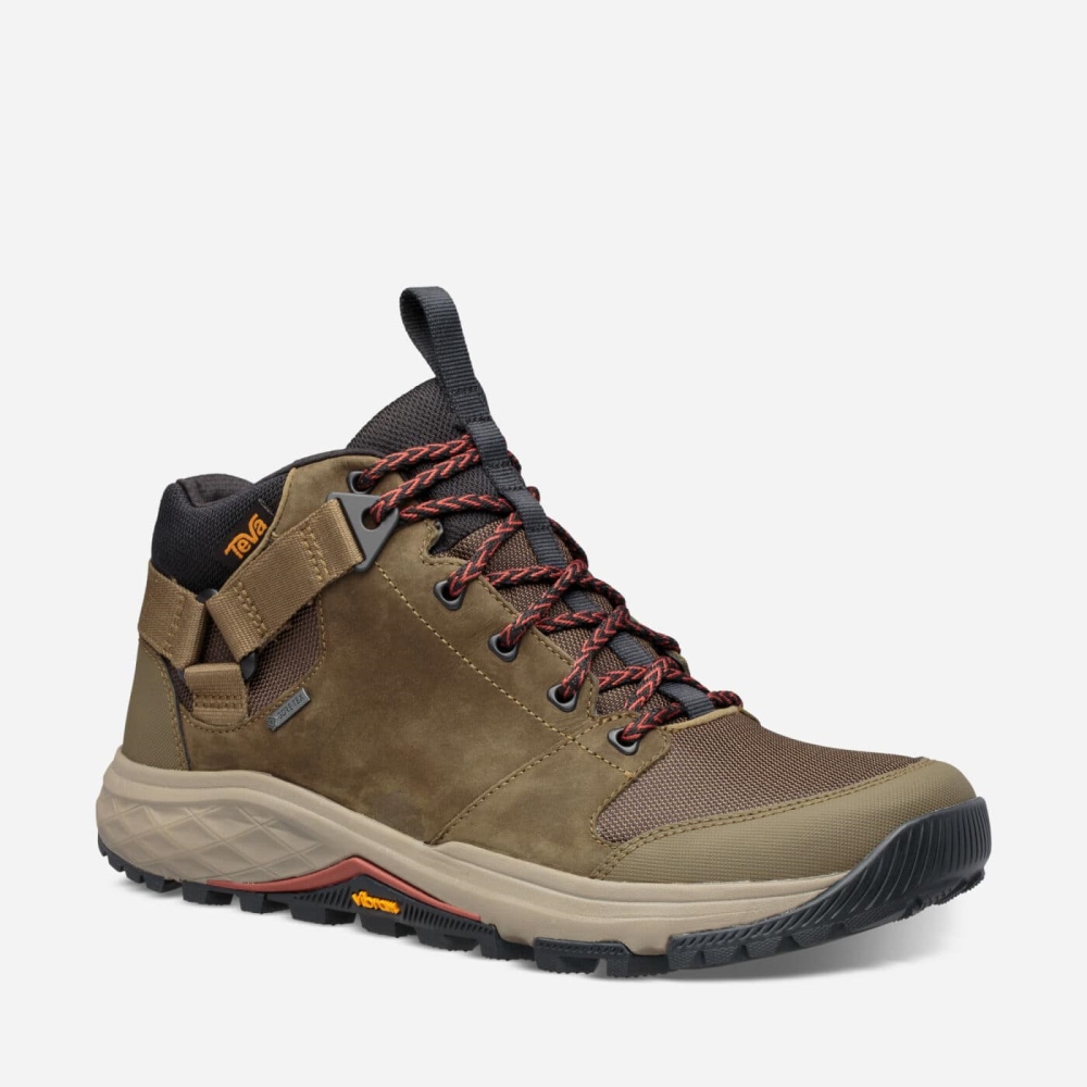 Teva Grandview GTX Fjellsko Herre Olivengrønne | 70ECYTDUF