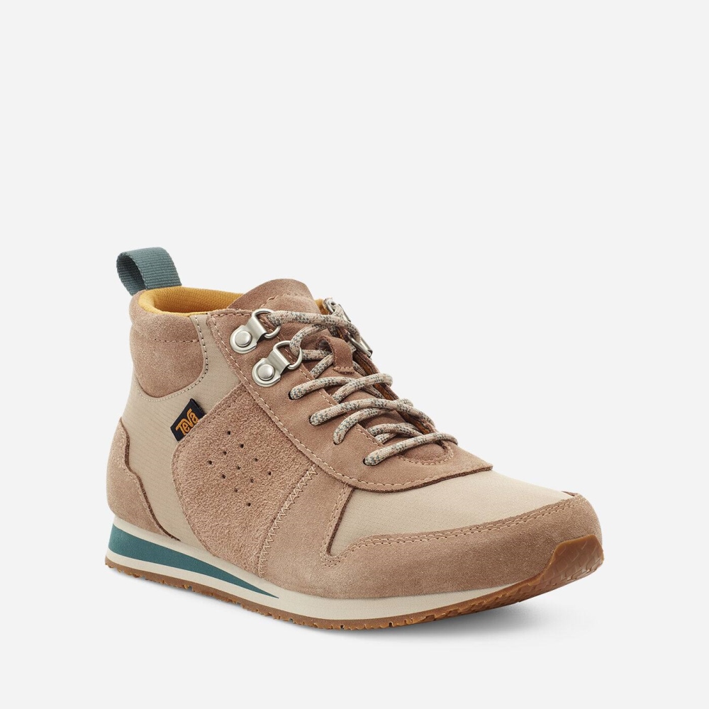 Teva Highside 84 Mid Joggesko Dame Brune Beige | 20HMXNIAF