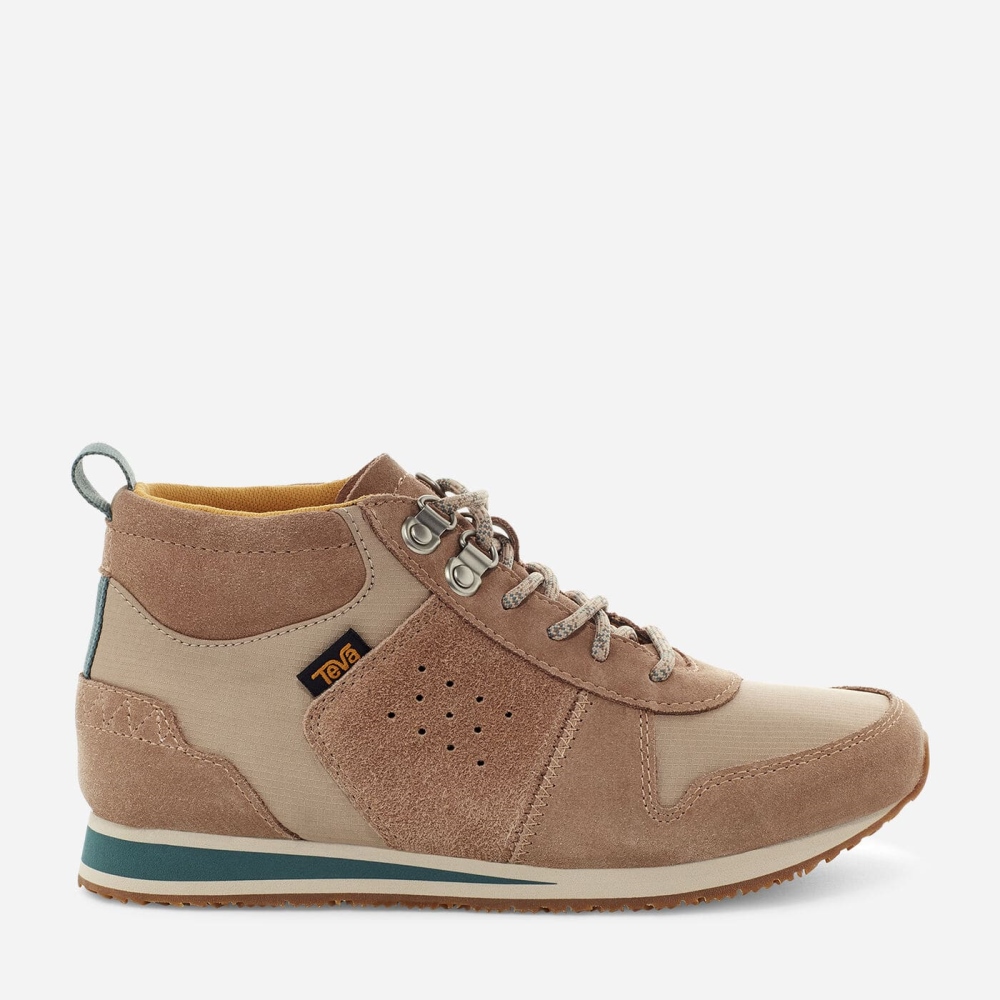 Teva Highside 84 Mid Joggesko Dame Brune Beige | 20HMXNIAF