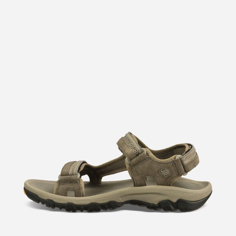 Teva Hudson Tursandaler Herre Khaki | 69FRUODHJ