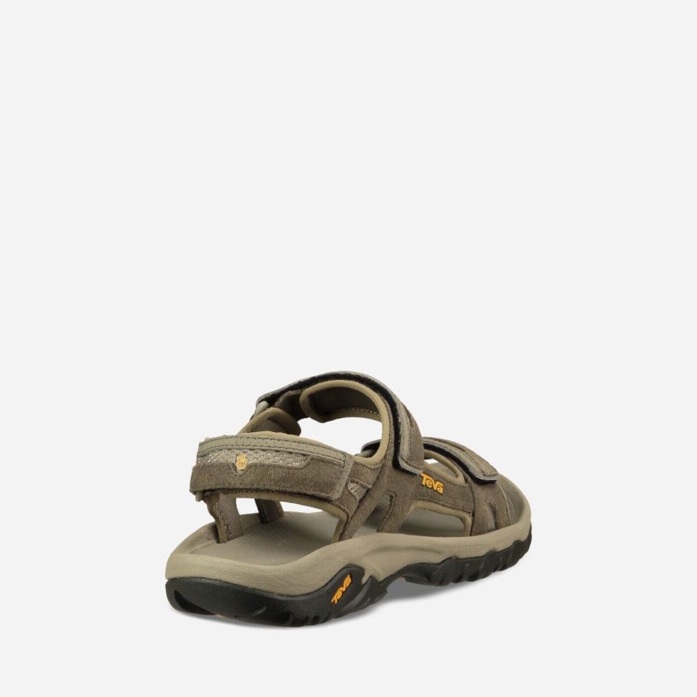 Teva Hudson Tursandaler Herre Khaki | 69FRUODHJ