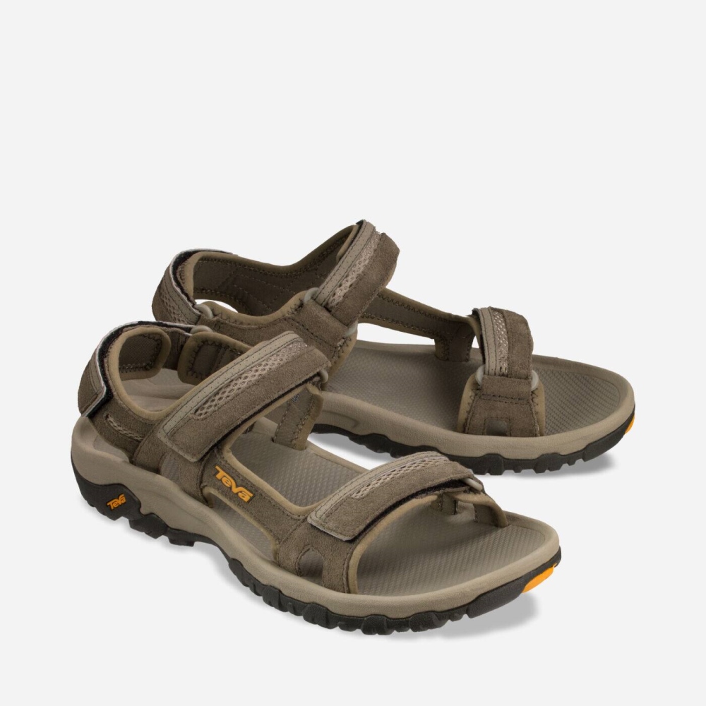 Teva Hudson Tursandaler Herre Khaki | 69FRUODHJ