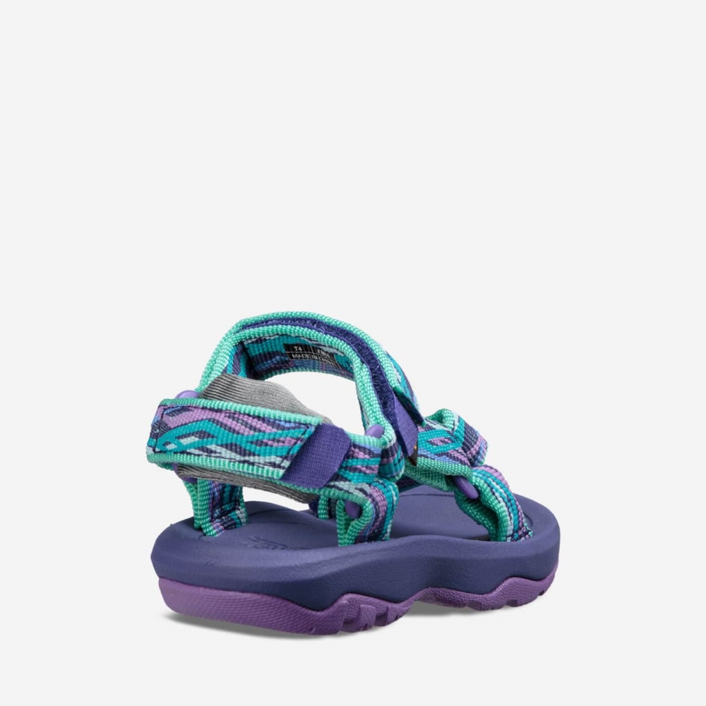 Teva Hurricane XLT2 Slip On Sko Barn Lilla Grønn | 98CQKEZHI