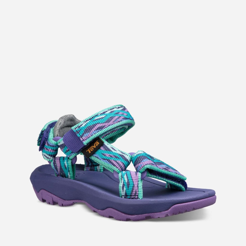 Teva Hurricane XLT2 Tursandaler Barn Lilla Grønn | 97JGOYMWP