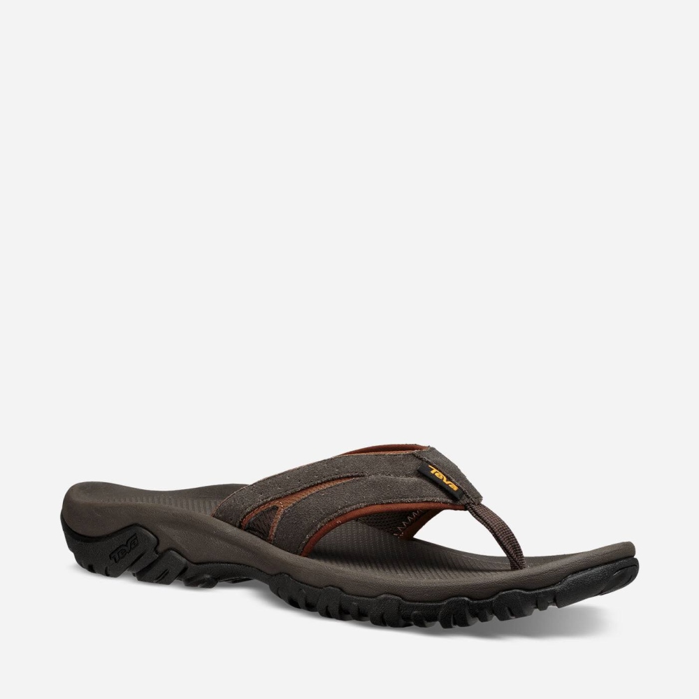 Teva Katavi 2 Thong Tursandaler Herre Brune | 23QKMTJIA