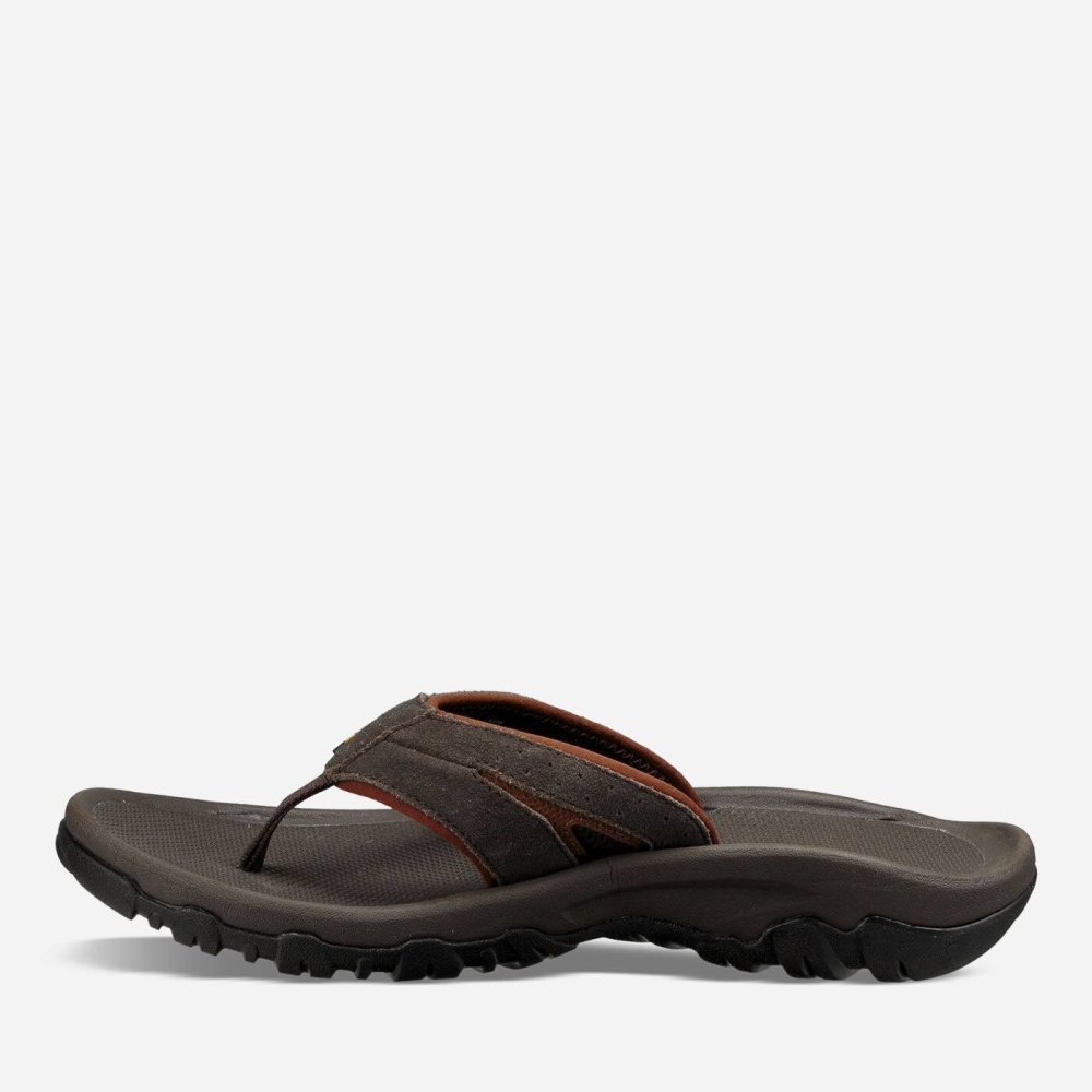 Teva Katavi 2 Thong Tursandaler Herre Brune | 23QKMTJIA