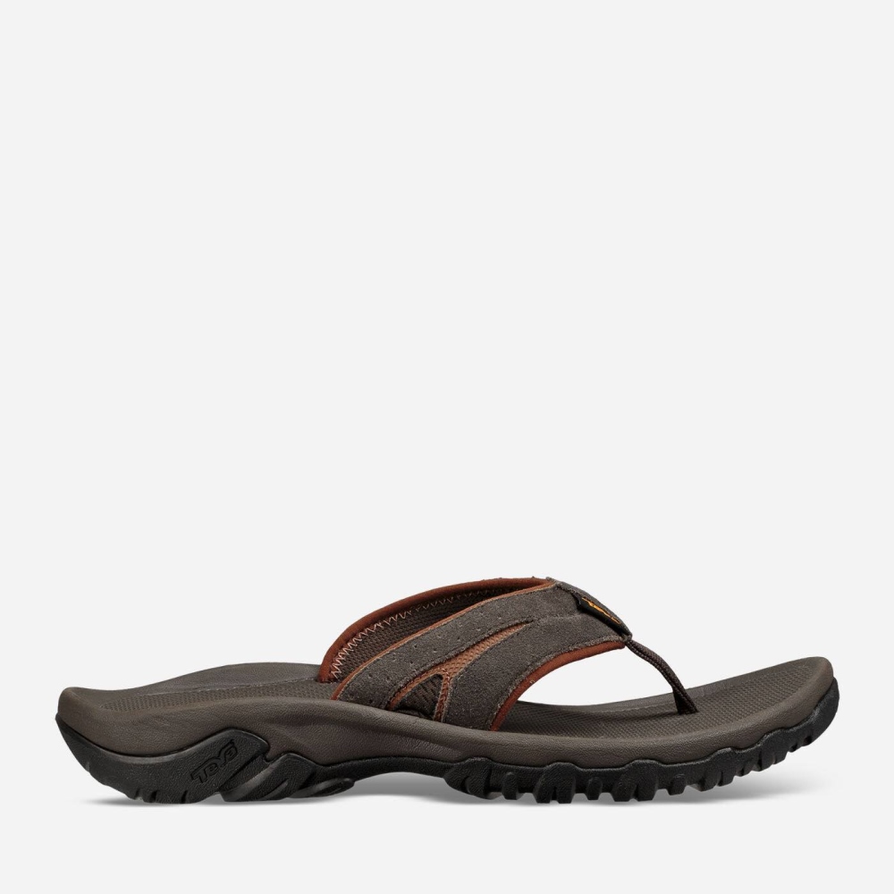 Teva Katavi 2 Thong Tursandaler Herre Brune | 23QKMTJIA