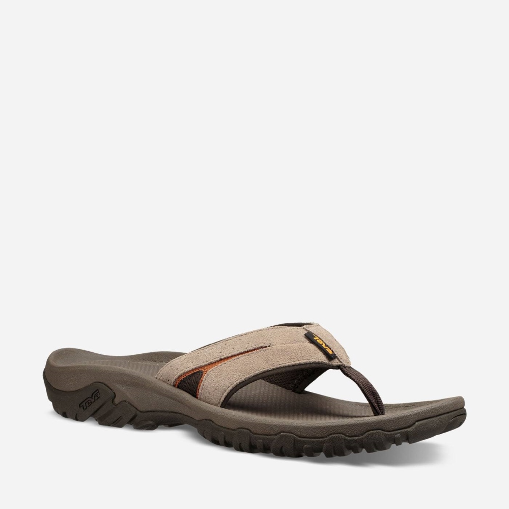 Teva Katavi 2 Thong Tursandaler Herre Brune | 87GKNXSQZ