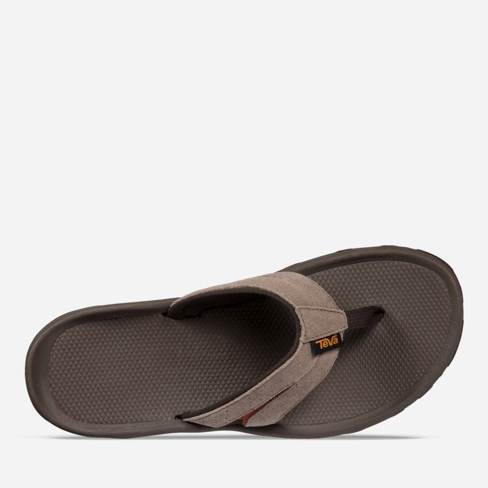 Teva Katavi 2 Thong Tursandaler Herre Brune | 87GKNXSQZ