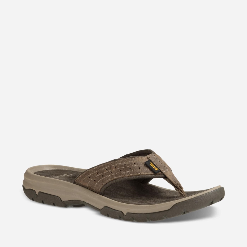 Teva Langdon Flip Tursandaler Herre Brune | 72LOHGXNV