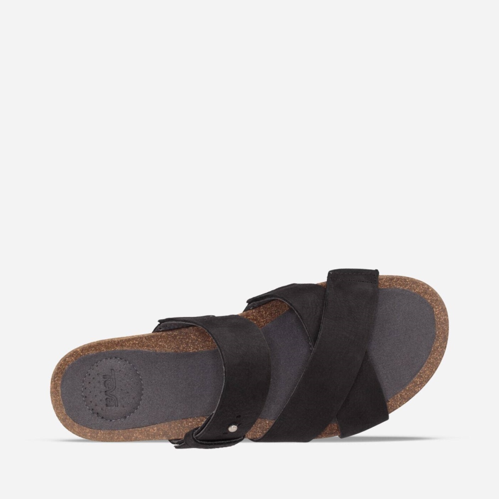 Teva Mahonia Badesandaler Sandaler Dame Svarte | 09OVXDKBW