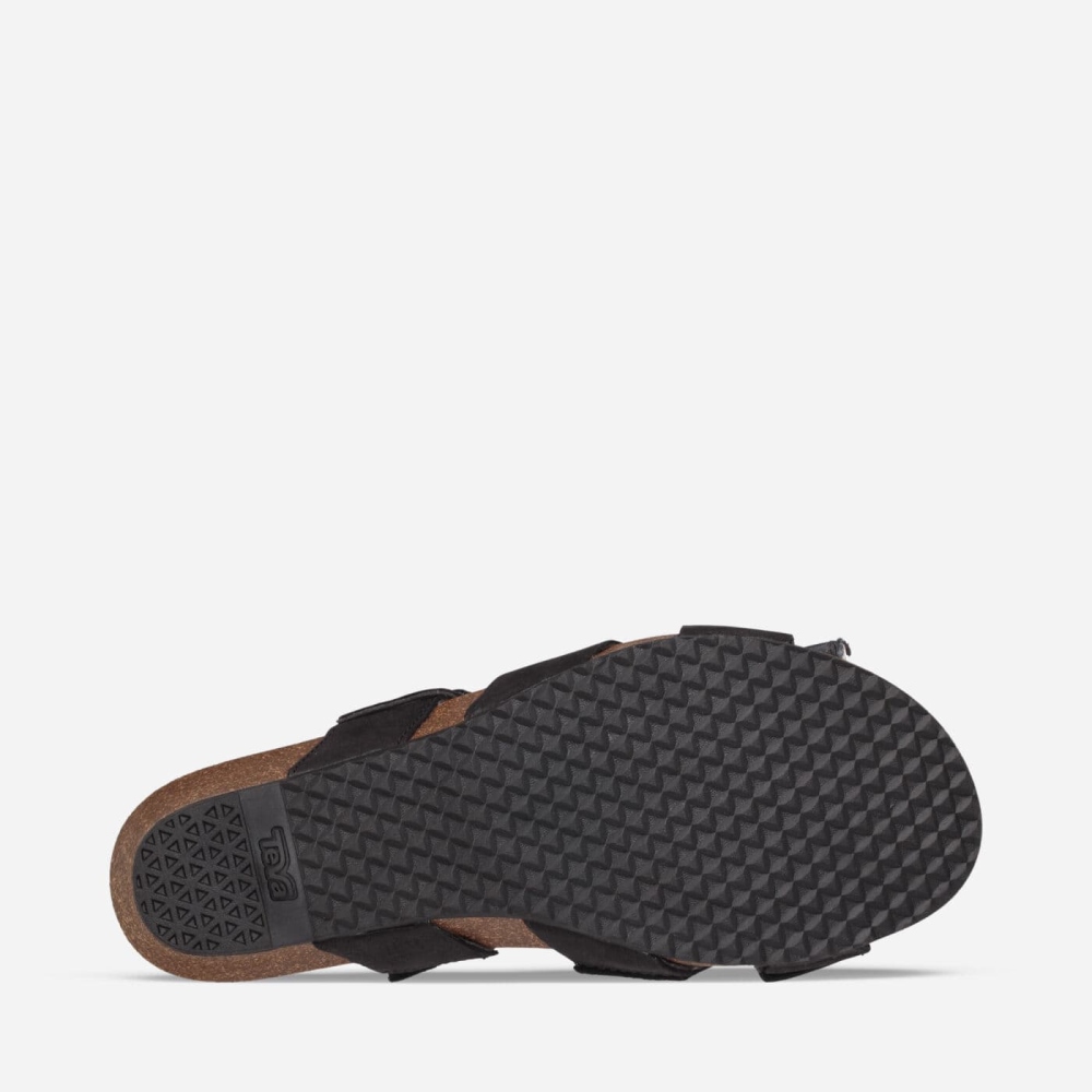 Teva Mahonia Badesandaler Sandaler Dame Svarte | 09OVXDKBW