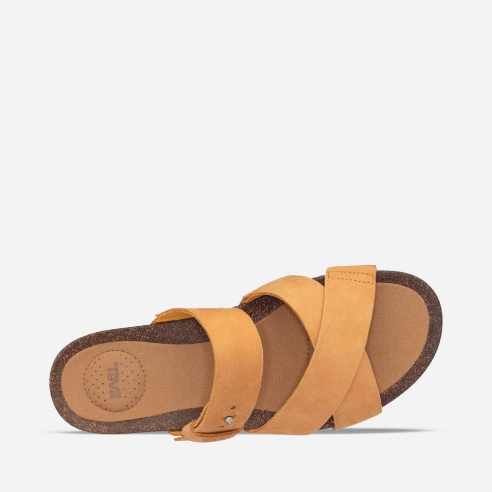 Teva Mahonia Badesandaler Sandaler Dame Gul | 82SVWZALD