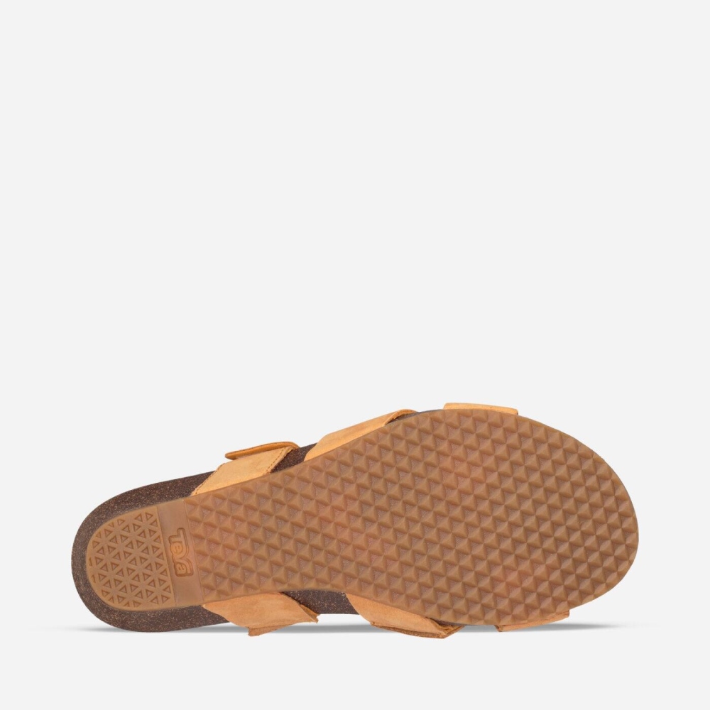 Teva Mahonia Badesandaler Sandaler Dame Gul | 82SVWZALD