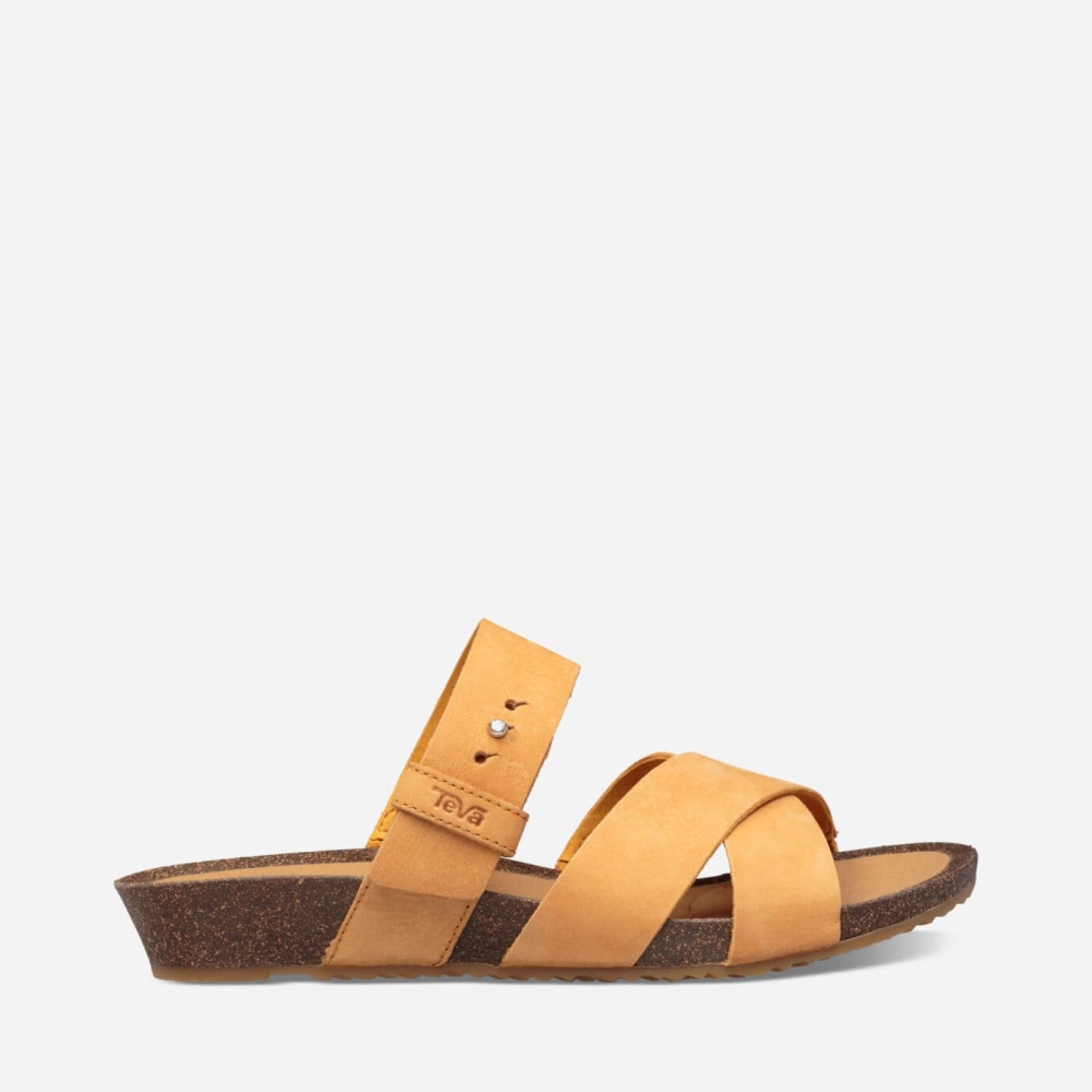 Teva Mahonia Badesandaler Sandaler Dame Gul | 82SVWZALD