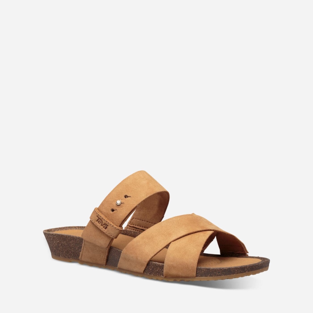 Teva Mahonia Badesandaler Sandaler Dame Brune | 97ZFXPJQL