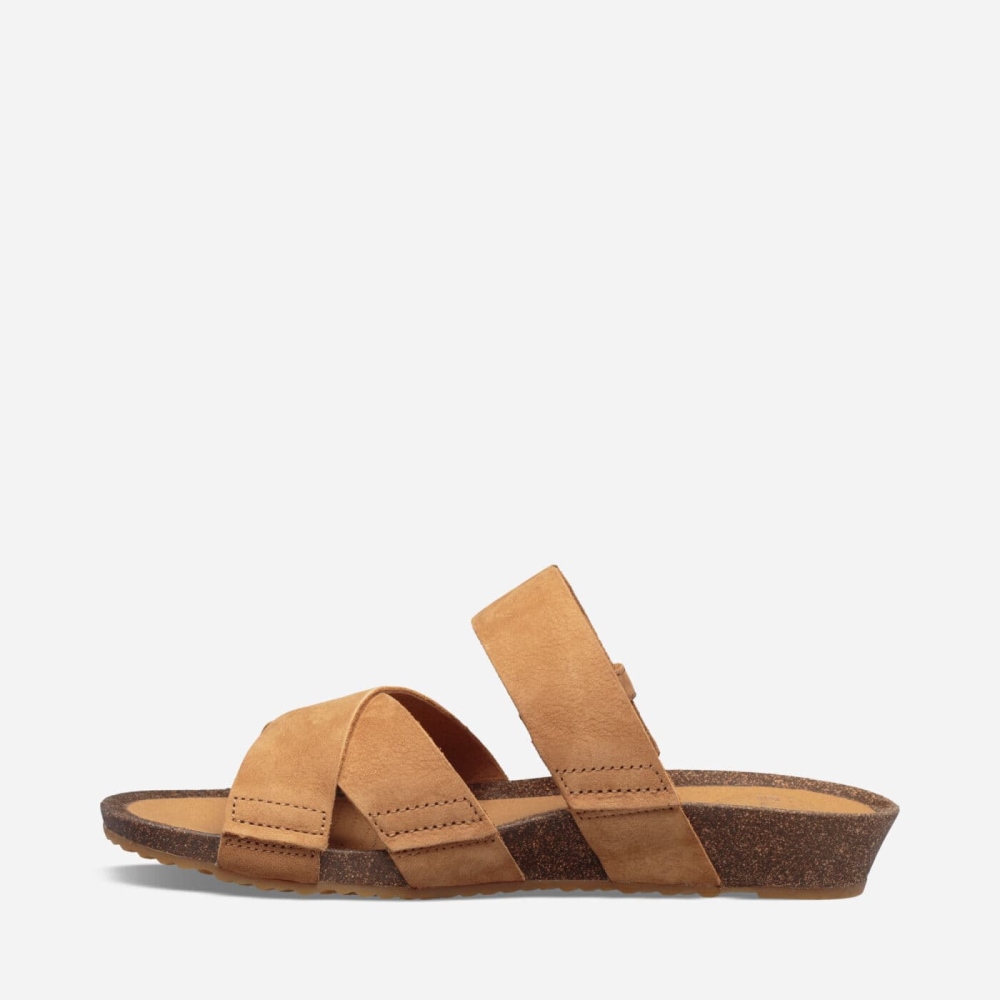 Teva Mahonia Badesandaler Sandaler Dame Brune | 97ZFXPJQL