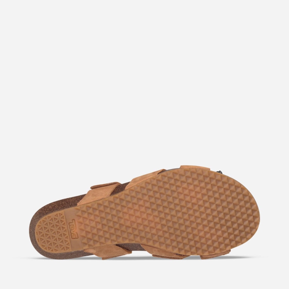 Teva Mahonia Badesandaler Sandaler Dame Brune | 97ZFXPJQL