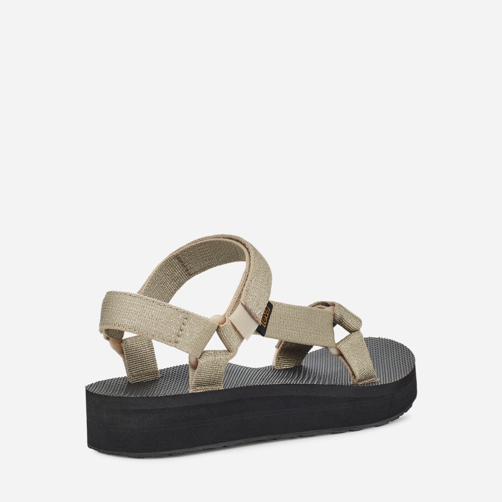 Teva Midform Universal Flate Sandaler Dame Olivengrønne | 13JGOFKYL