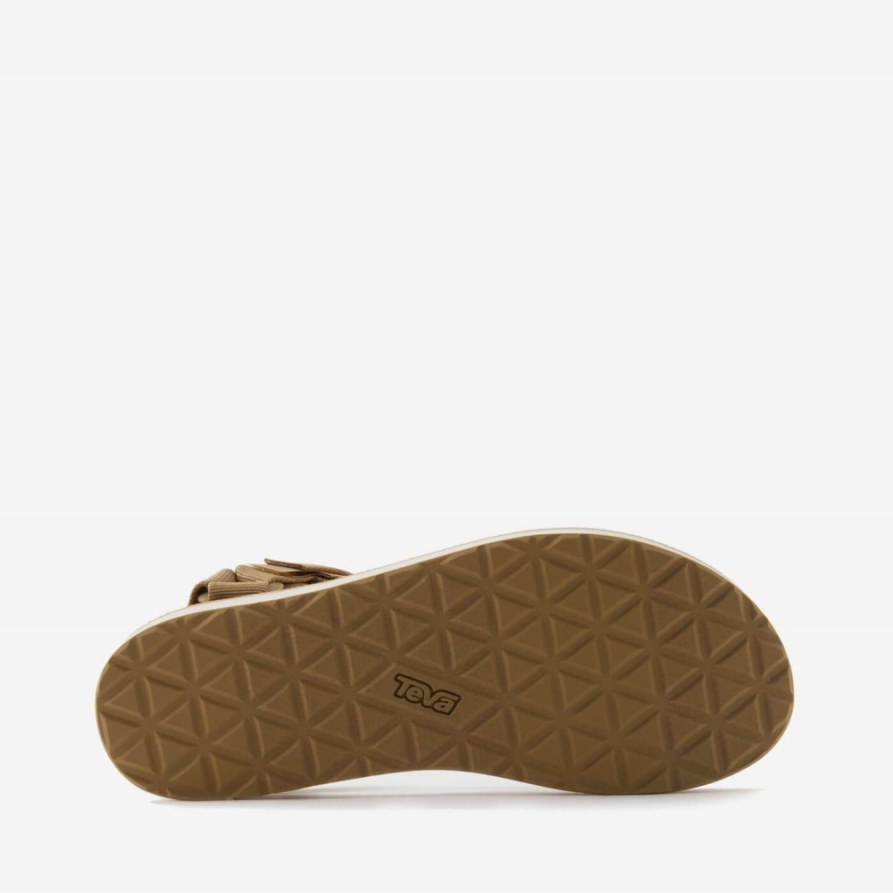 Teva Midform Universal Flate Sandaler Dame Khaki | 39XNETLHD