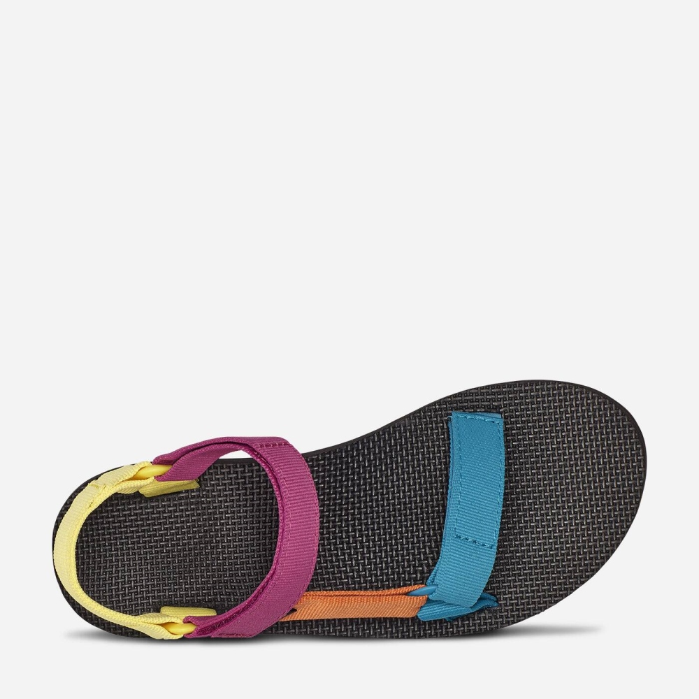 Teva Midform Universal Flate Sandaler Dame Multicolor | 71FCJOVQD