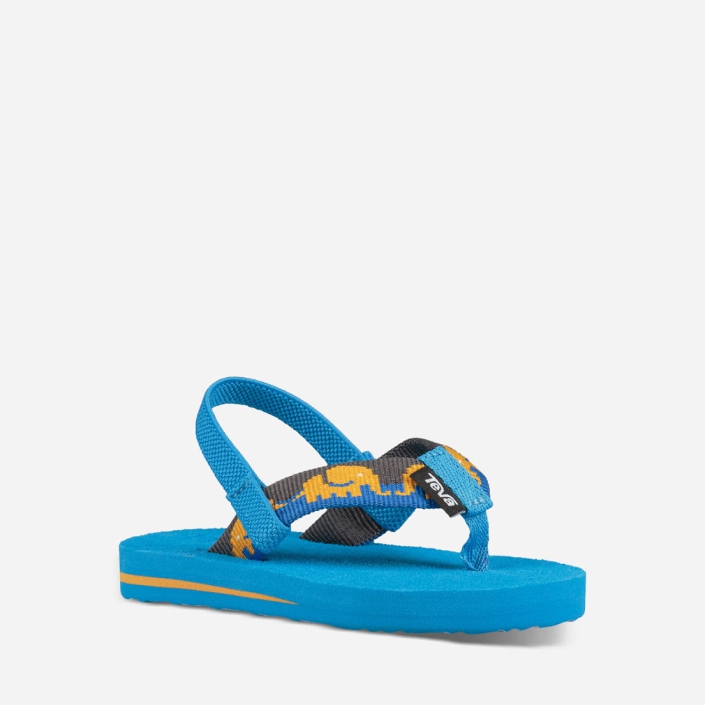 Teva Mush II Flip Flops Barn Blå | 84XMTNBSY