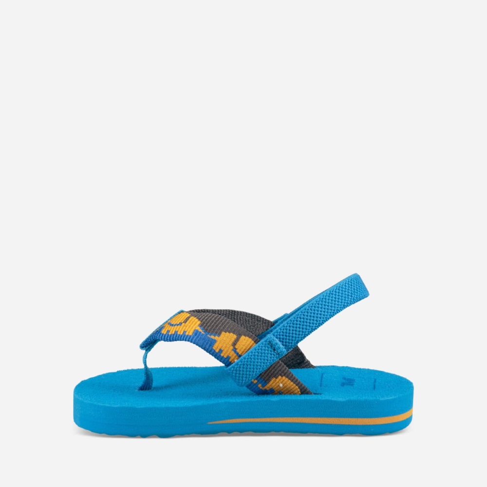 Teva Mush II Flip Flops Barn Blå | 84XMTNBSY