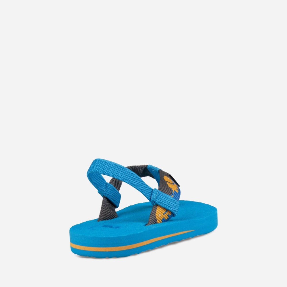 Teva Mush II Flip Flops Barn Blå | 84XMTNBSY