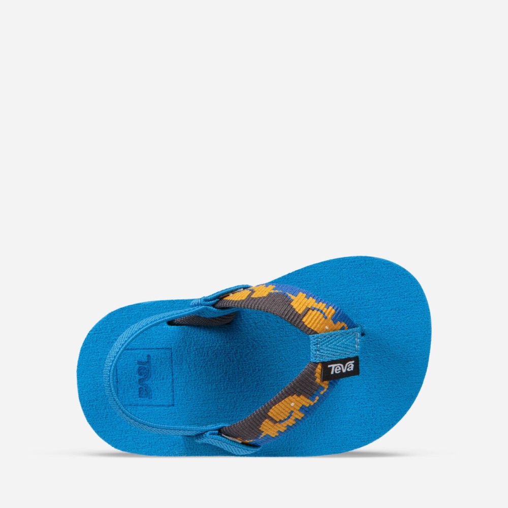 Teva Mush II Flip Flops Barn Blå | 84XMTNBSY