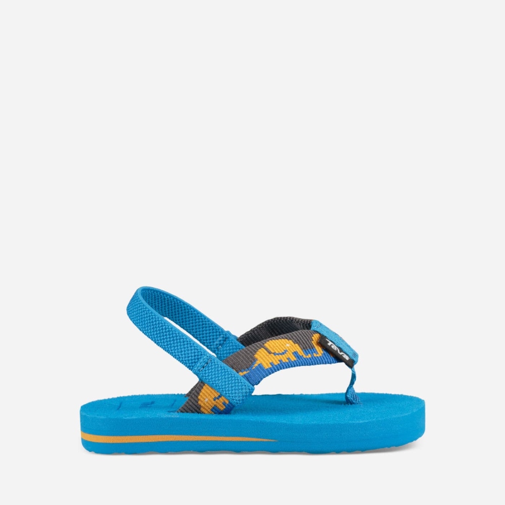 Teva Mush II Flip Flops Barn Blå | 84XMTNBSY