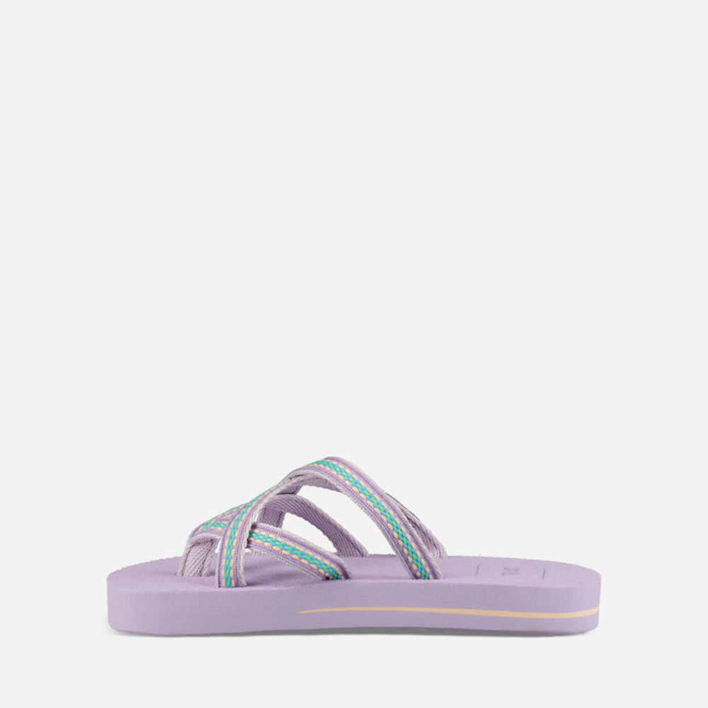 Teva Olowahu Flip Flops Barn Lilla | 50OTFCUQM